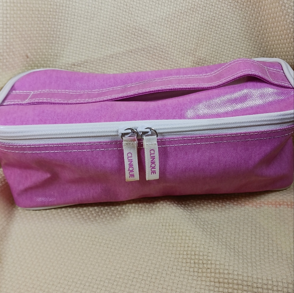 Clinque cosmetic makeup bag